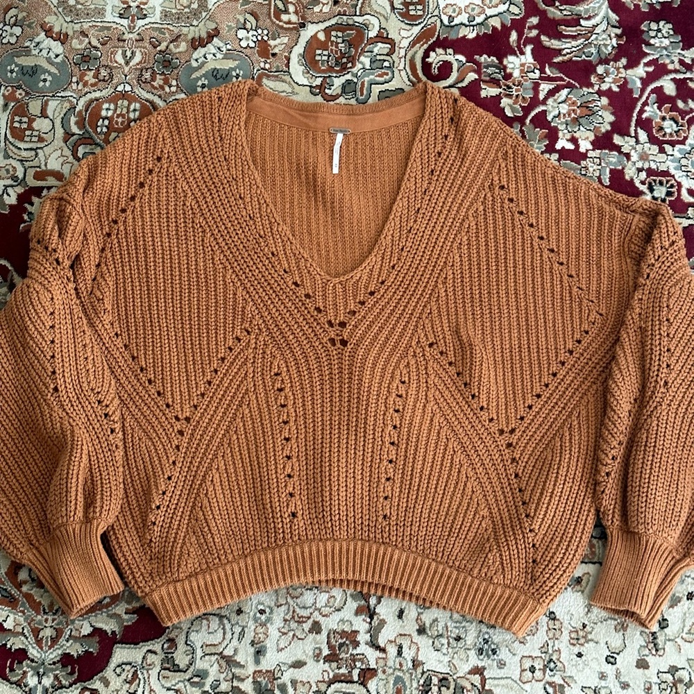 Free People V-neck Sweater